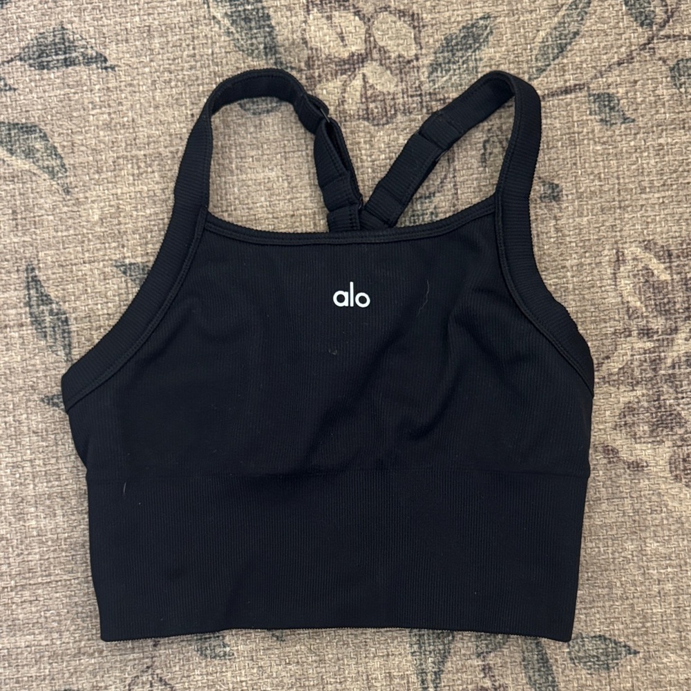 ALO Yoga Black Tank Top